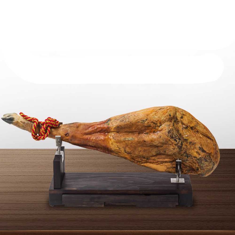 하몽 거치대 스탠드 원목 주방 디스플레이 랙 바비큐 탄화구이 (칼세트) - 상품 이미지