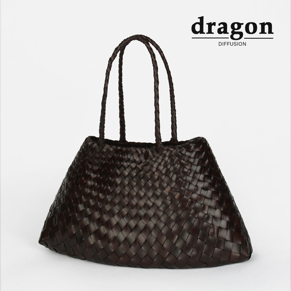 드래곤디퓨전 토트백 산타크로체 빅 드래곤백 다크브라운 8892-DB