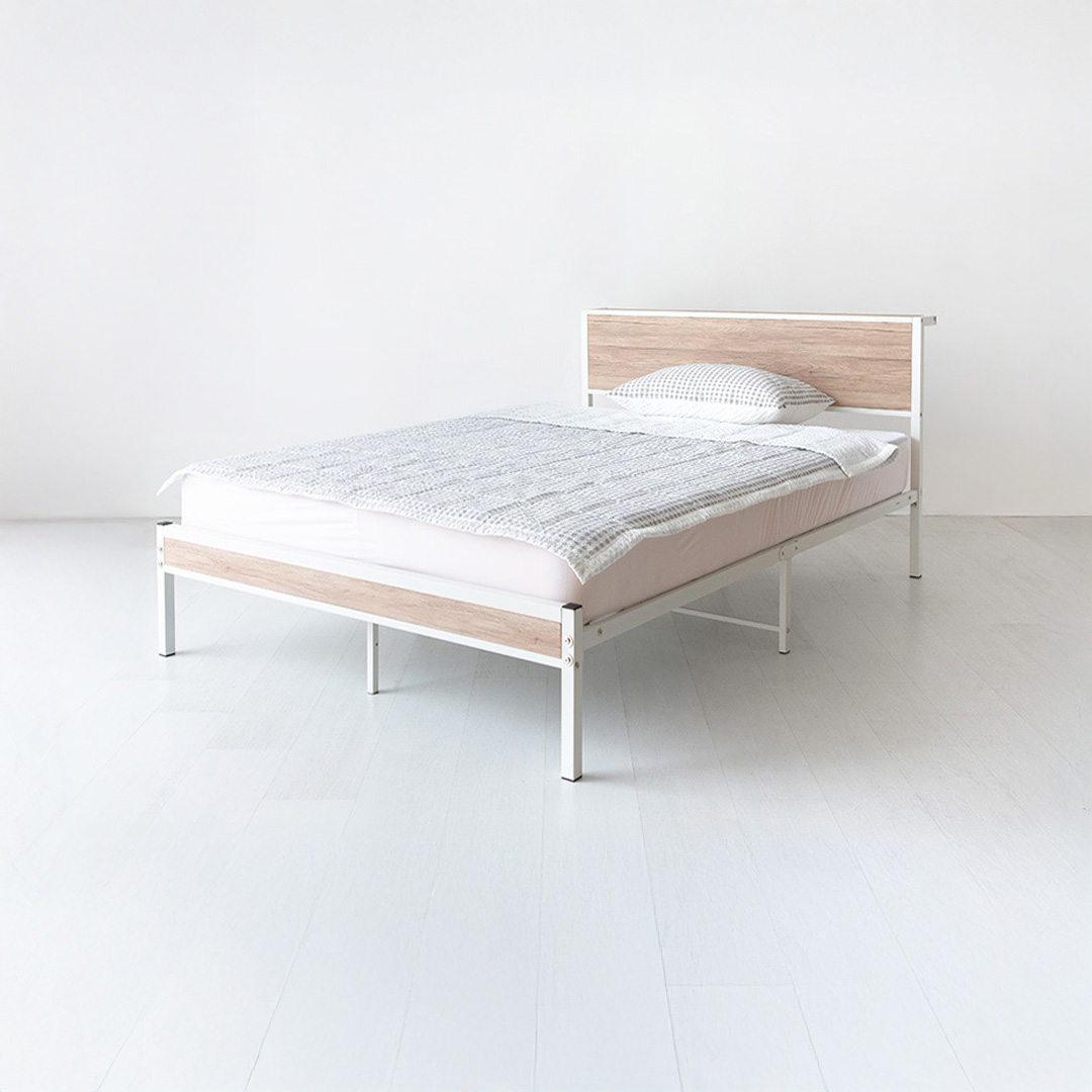 겟우드 침대 더블 140200, 오크 3714.2373