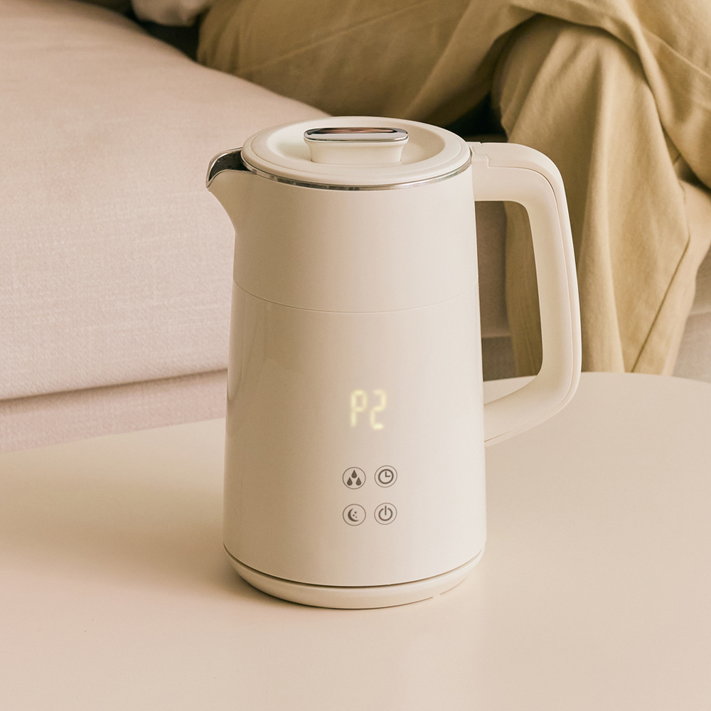 26년 NEW 신생아 아기 스텐 대용량 통세척 비염 가열식 가습기 1.7L