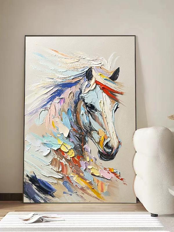 유화 말그림 풍수 인테리어 액자 성공운 재물운 거실 돈들어오는 그림 이미지 6