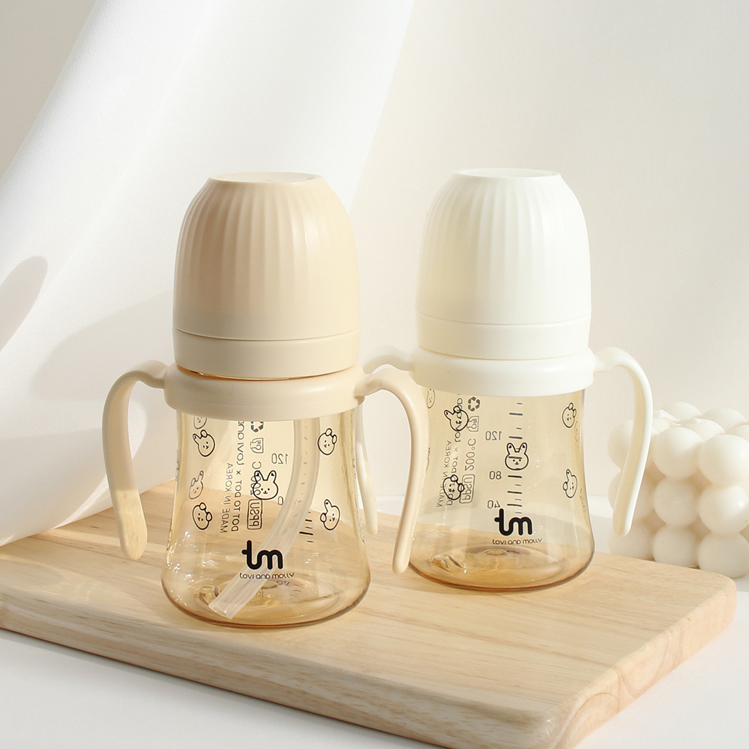 토비앤몰리 아기물컵 유아물컵 새지않는물컵 돗바니화이트