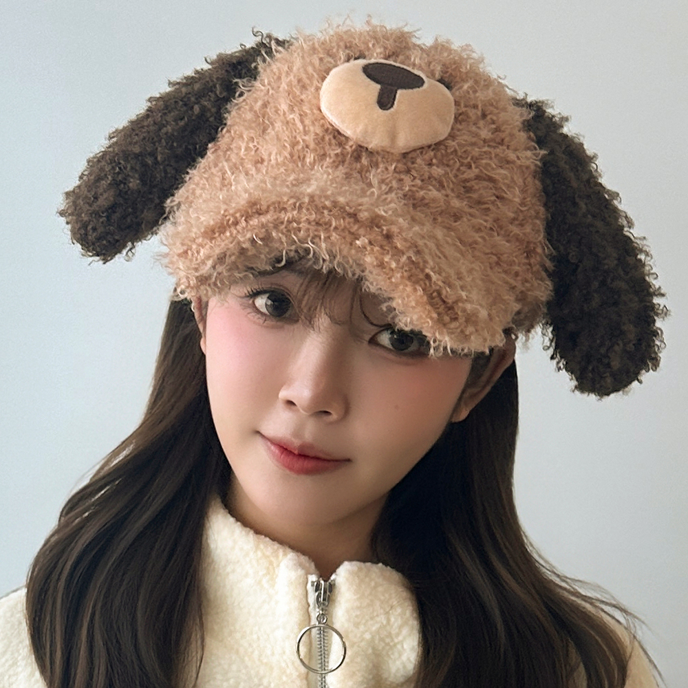 양털 도그 볼캡 겨울 털모자 스키장 보드 방한 한파 에버랜드 귀달이모자 이미지 7