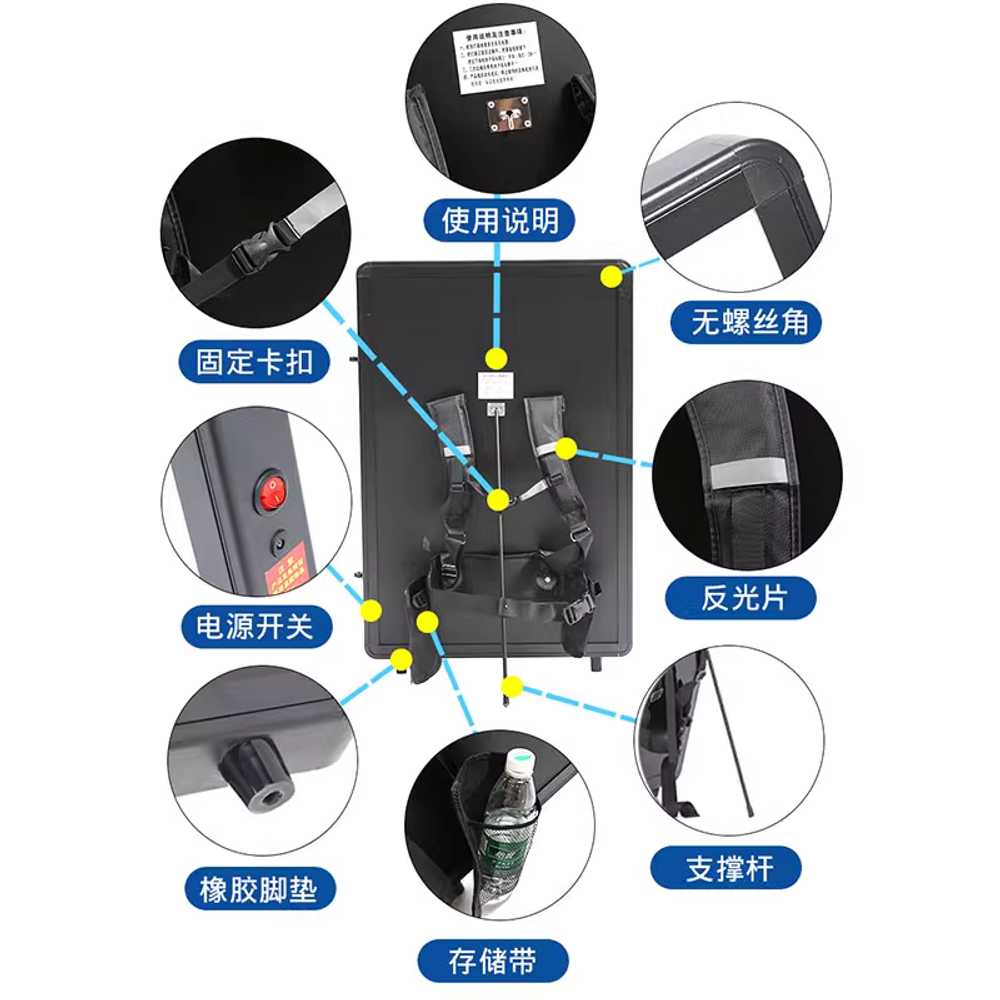 LED 배너 입간판 출력물 광고판 단면 패널 제작 실외 일반 - 상세 이미지 4