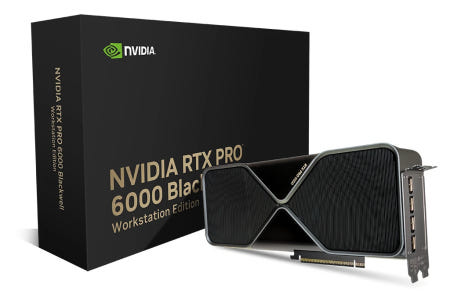 NVIDIA RTX PRO 6000 Blackwell 워크스테이션 에디션 D7 96GB 정품 엔비디아 AI 딥러닝