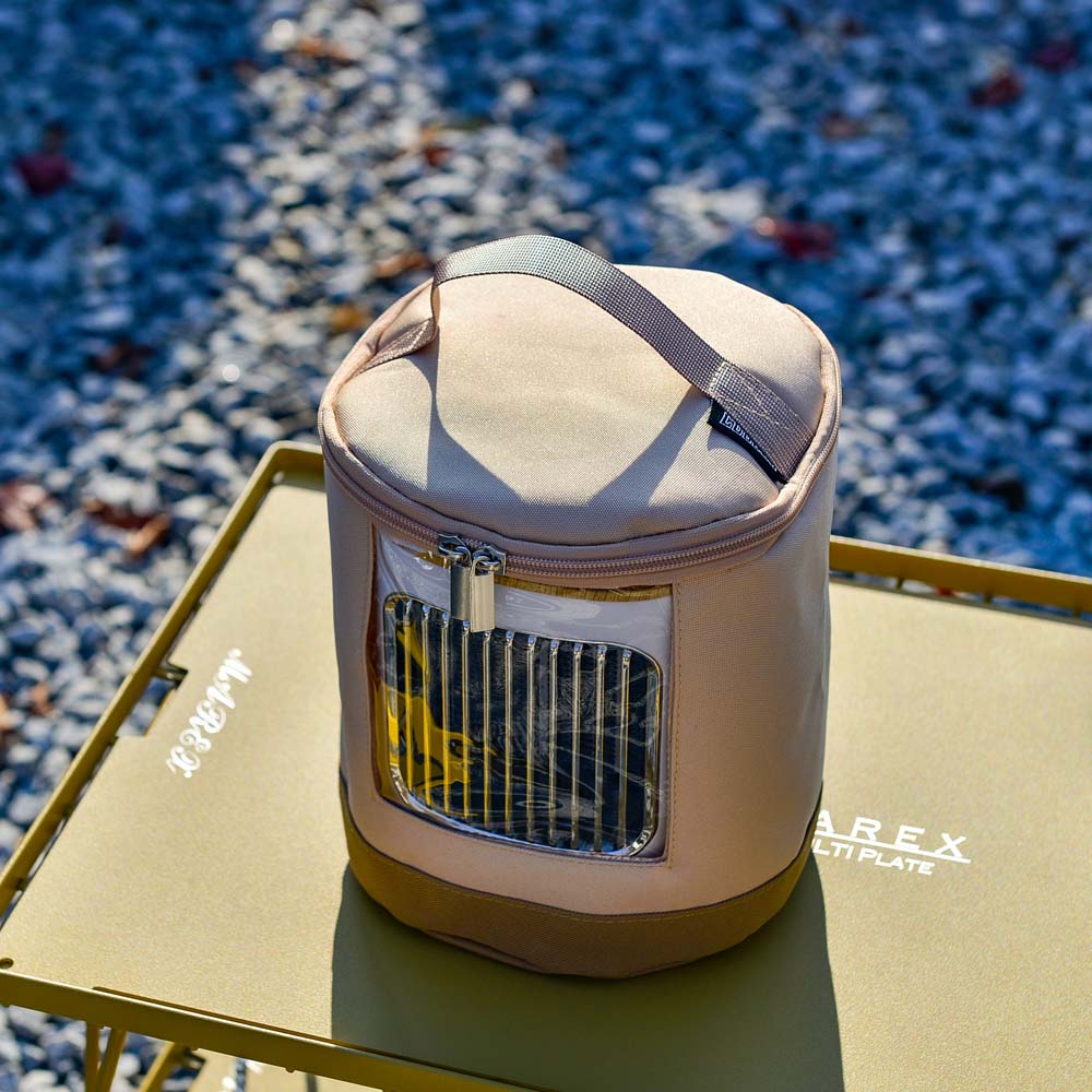 코드26 미니히터 회전히터 캠핑 온풍기 미니 발난로 사무실 가정용 전용가방포함