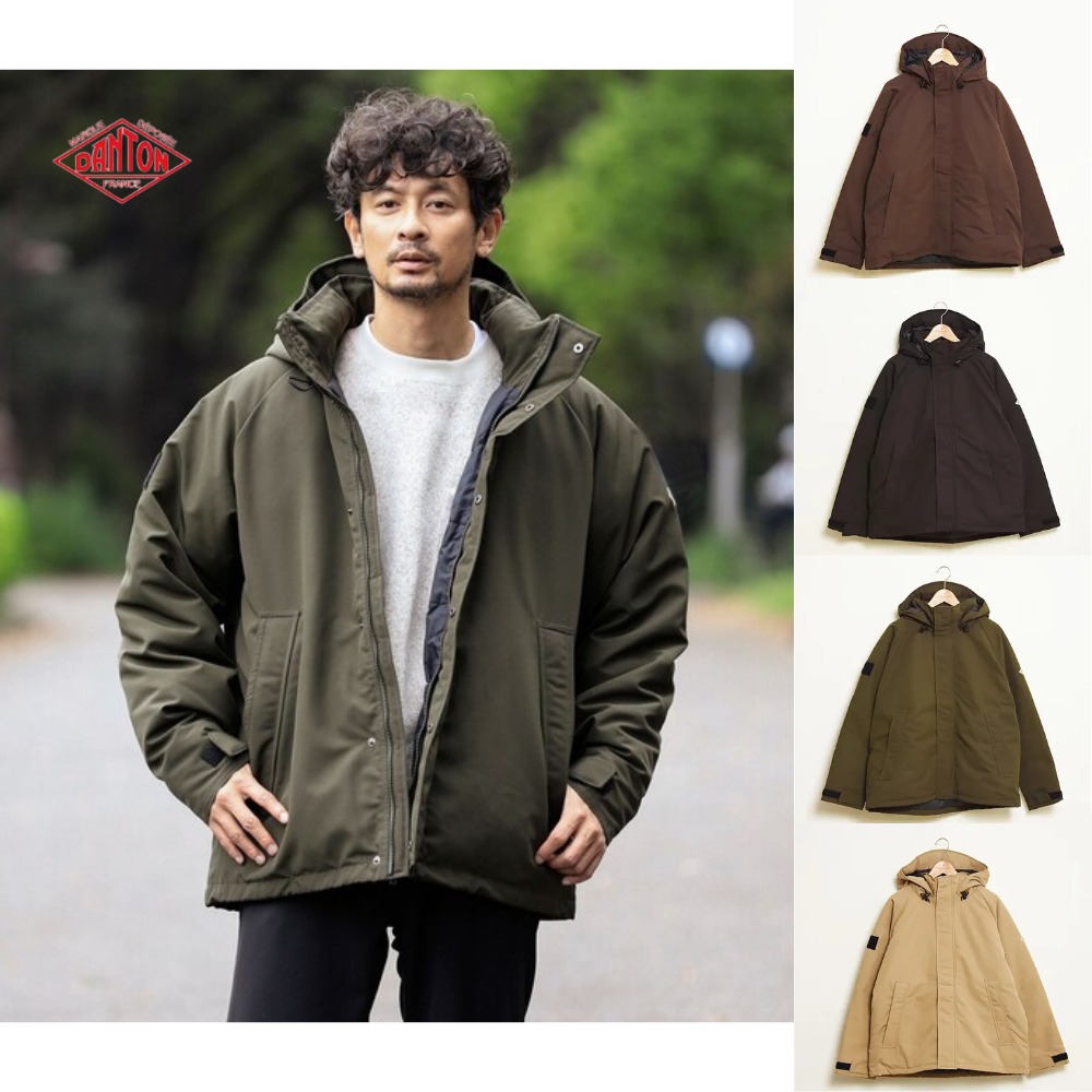 단톤 패딩 남성 아미 후드 타프타 다운 재킷 점퍼 25FW 5컬러 - 상품 이미지