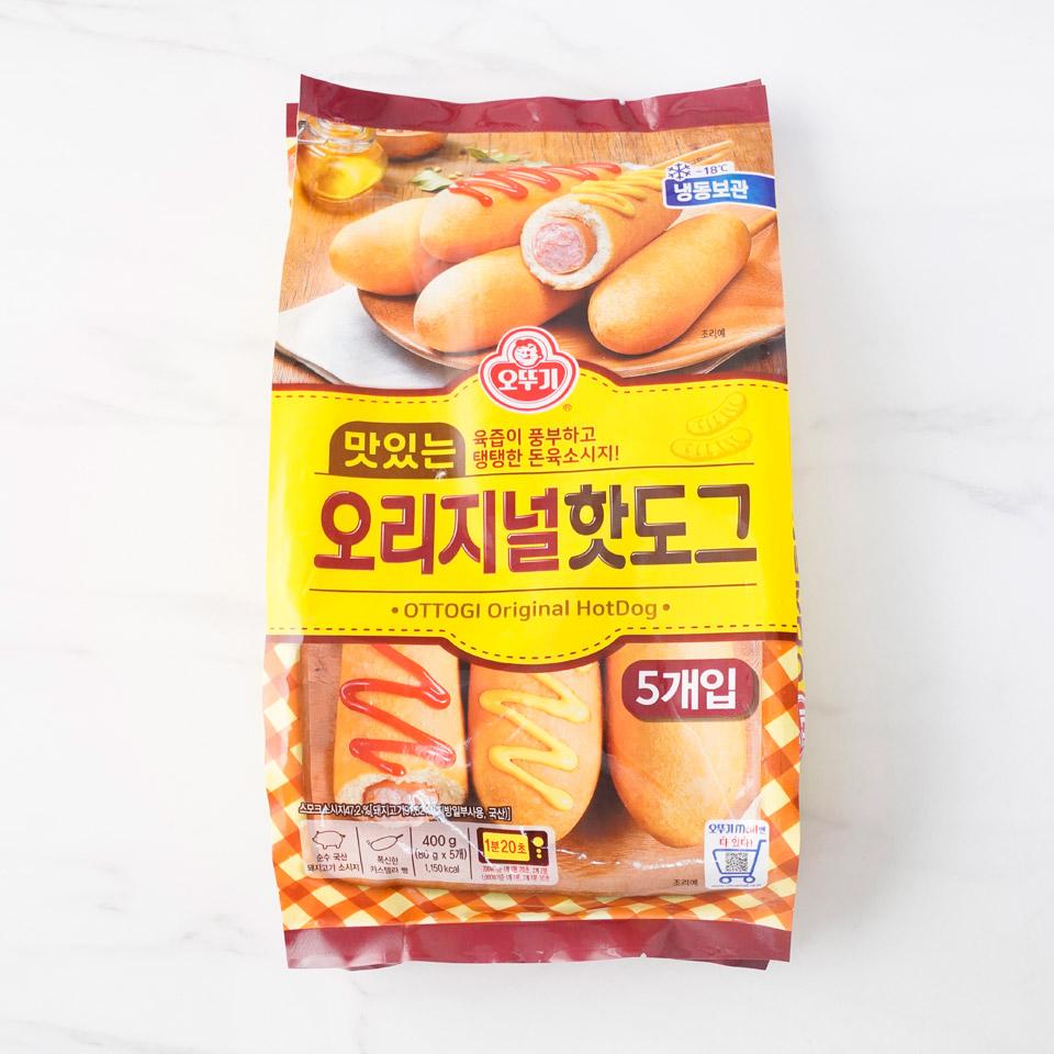 메가마트 오뚜기 맛있는 오리지널 핫도그  400g - 상품 이미지