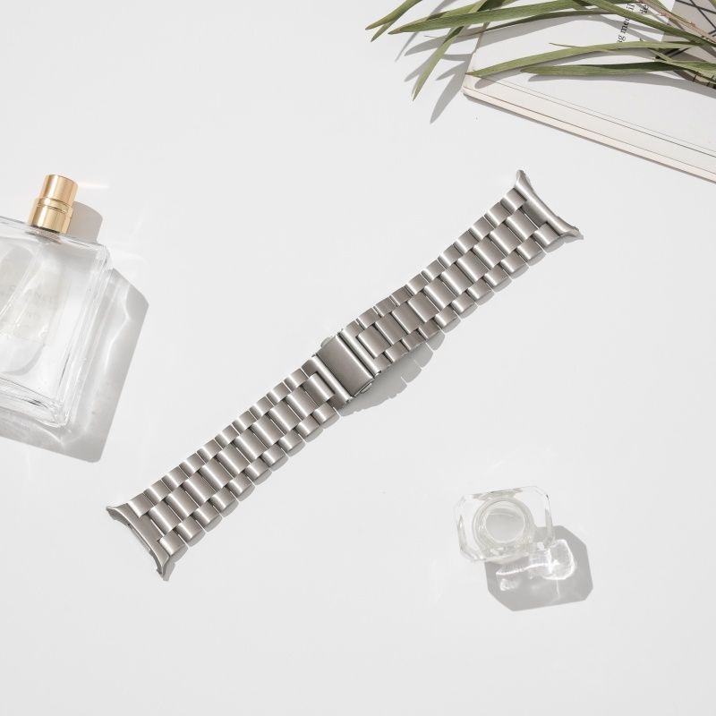 갤럭시워치8 클래식 메탈 스트랩 시계줄 교체 원클릭 밴드 40mm 44mm 46mm 호환