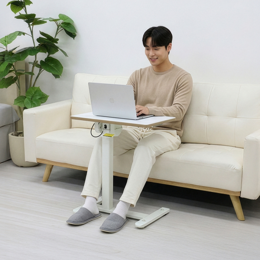 핏쳐 높이 조절 양방향 각도 조절 소파 침대 사이드 테이블 TS3L