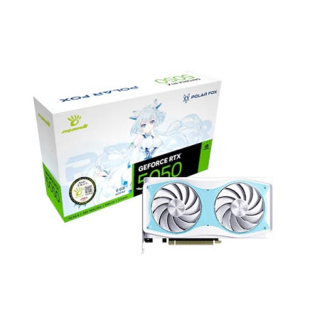 MANLi 지포스 RTX 5050 Polar Fox OC D6 8GB 대원씨티에스