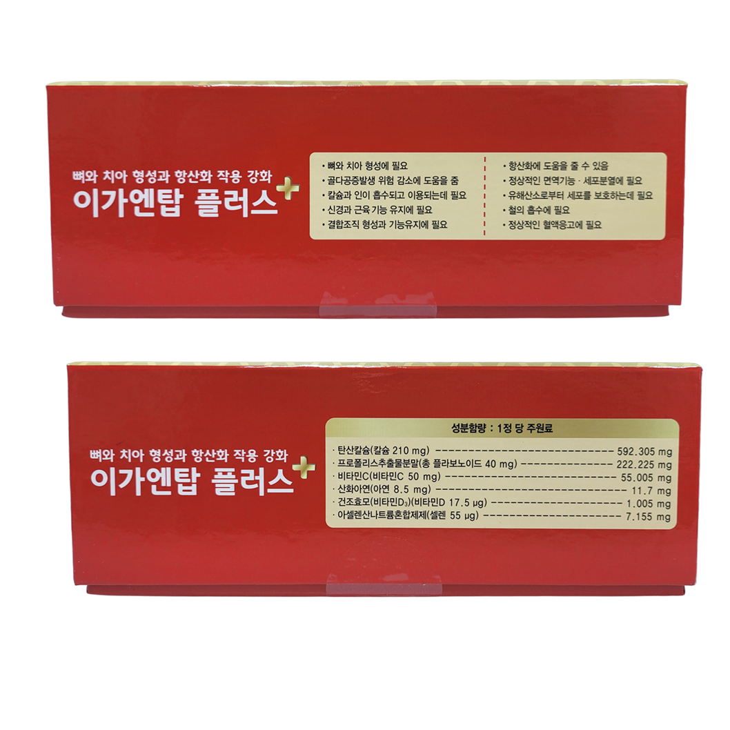 광동 이가엔탑 플러스 60정 치아 영양제+칫솔 잇몸에 좋은 치 약 프로폴리스 - 상세 이미지 4