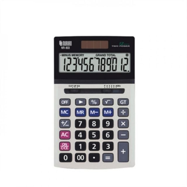 누리안 계산기 NR-803/107x180x28mm/12자리 갑(10개입) - 상품 이미지