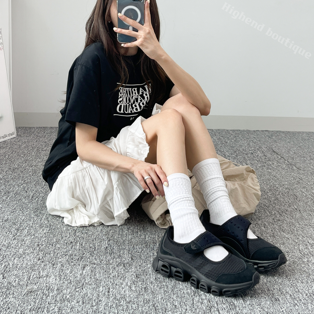 아디다스 메리제인 메가제인 키높이 운동화 발레코어 통굽 JI2416 이미지 2