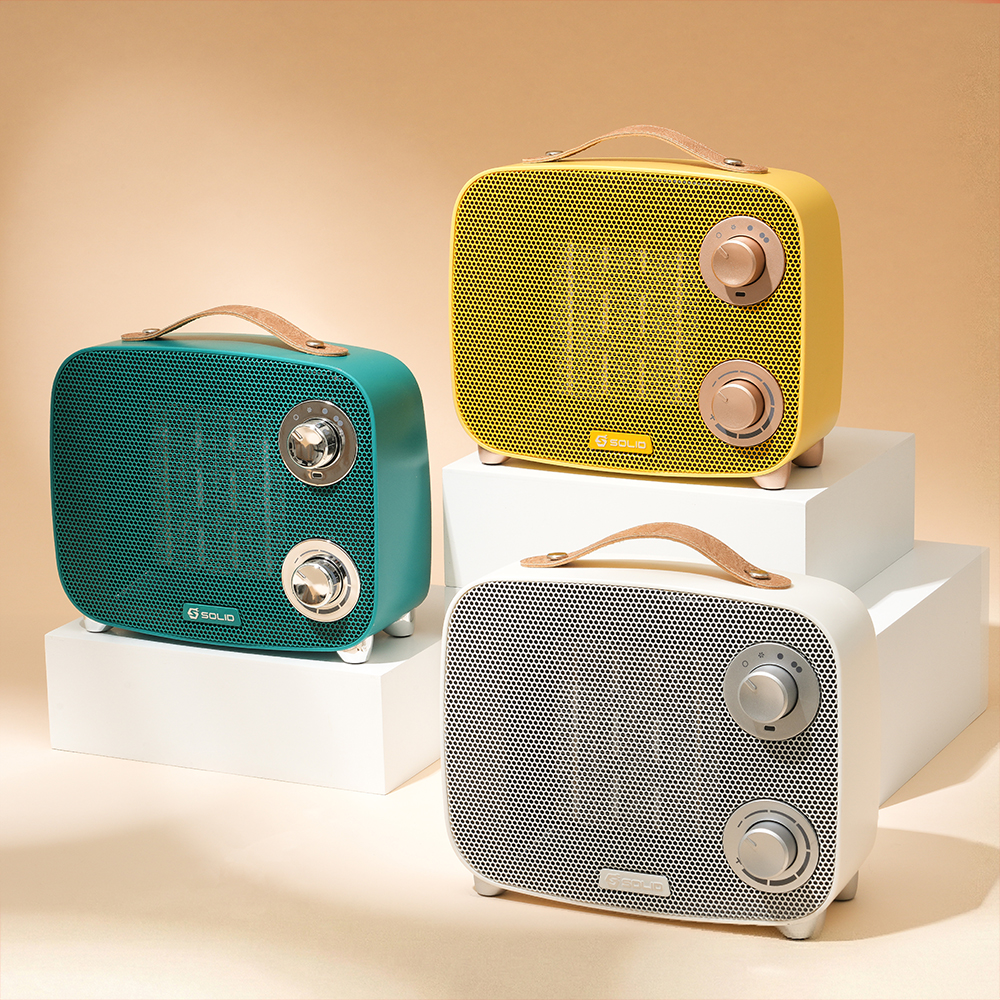 솔리드 가정용 PTC 전기히터 팬히터 온풍기 욕실 화장실 미니 발난로 난방기 S-P1500