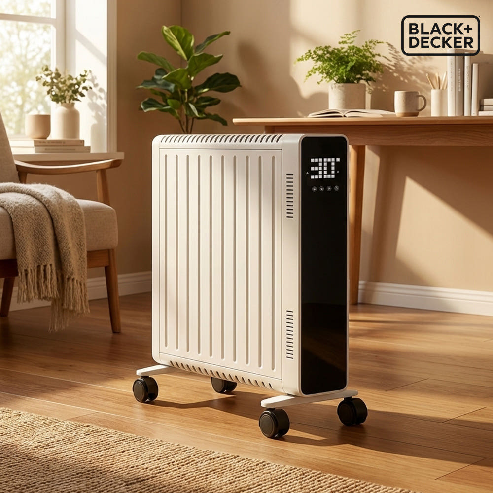 블랙앤데커 전기히터 온열기 난로 난방기 가정용 욕실 사무실 화장실 BXSH1250-A