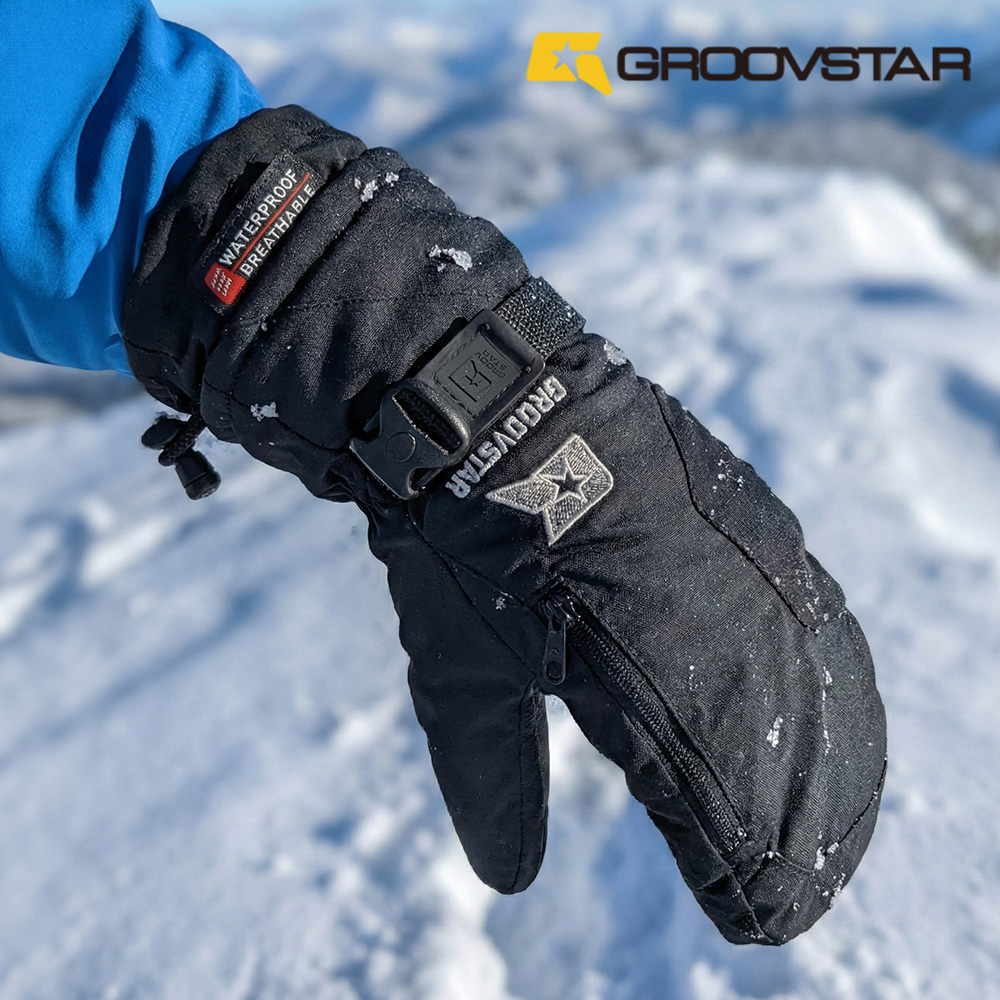 그루브스타 핑거 미튼 방한 겨울 등산 벙어리 장갑 보온
