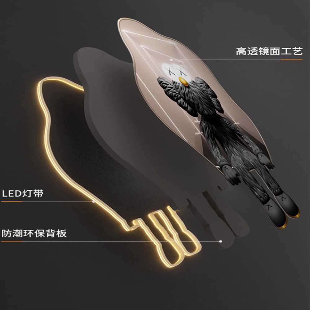 거실그림액자 LED 벽시계 감성 아크릴 풍수 인테리어 - 상세 이미지 4