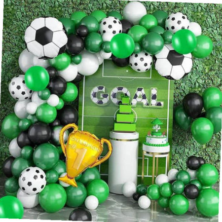 축구공풍선 남자 아이 생일파티 축구공 챔피언 풍선 세트