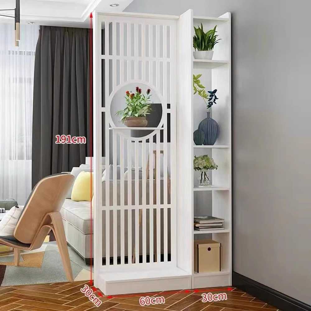 공간분리 수납장 인테리어 슬림 현관 입구 실용적 70x191cm 이미지 8