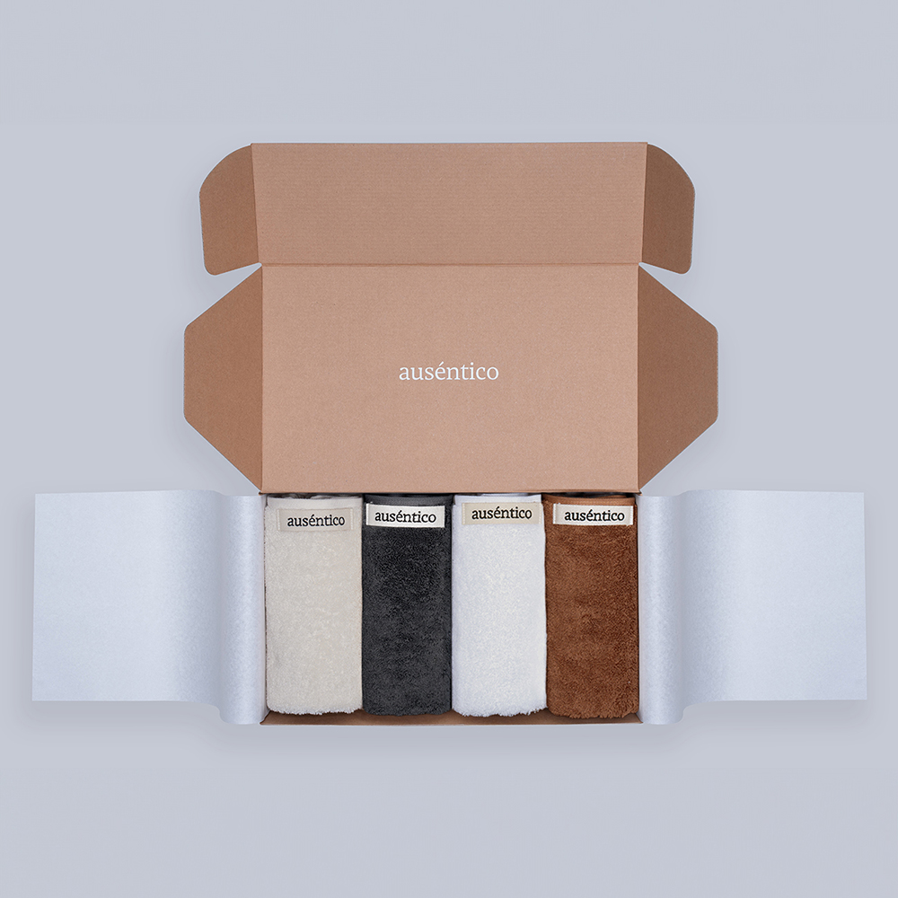 오센티코 페이스타올 선물세트 210g, 퓨어믹스, 4장 - 메인 이미지