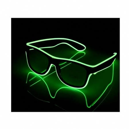 자사 협력업체 LED 깜박이 와이어 안경 조명 테크 노 장식 아이템 파티 소품 이벤트 스타 일링