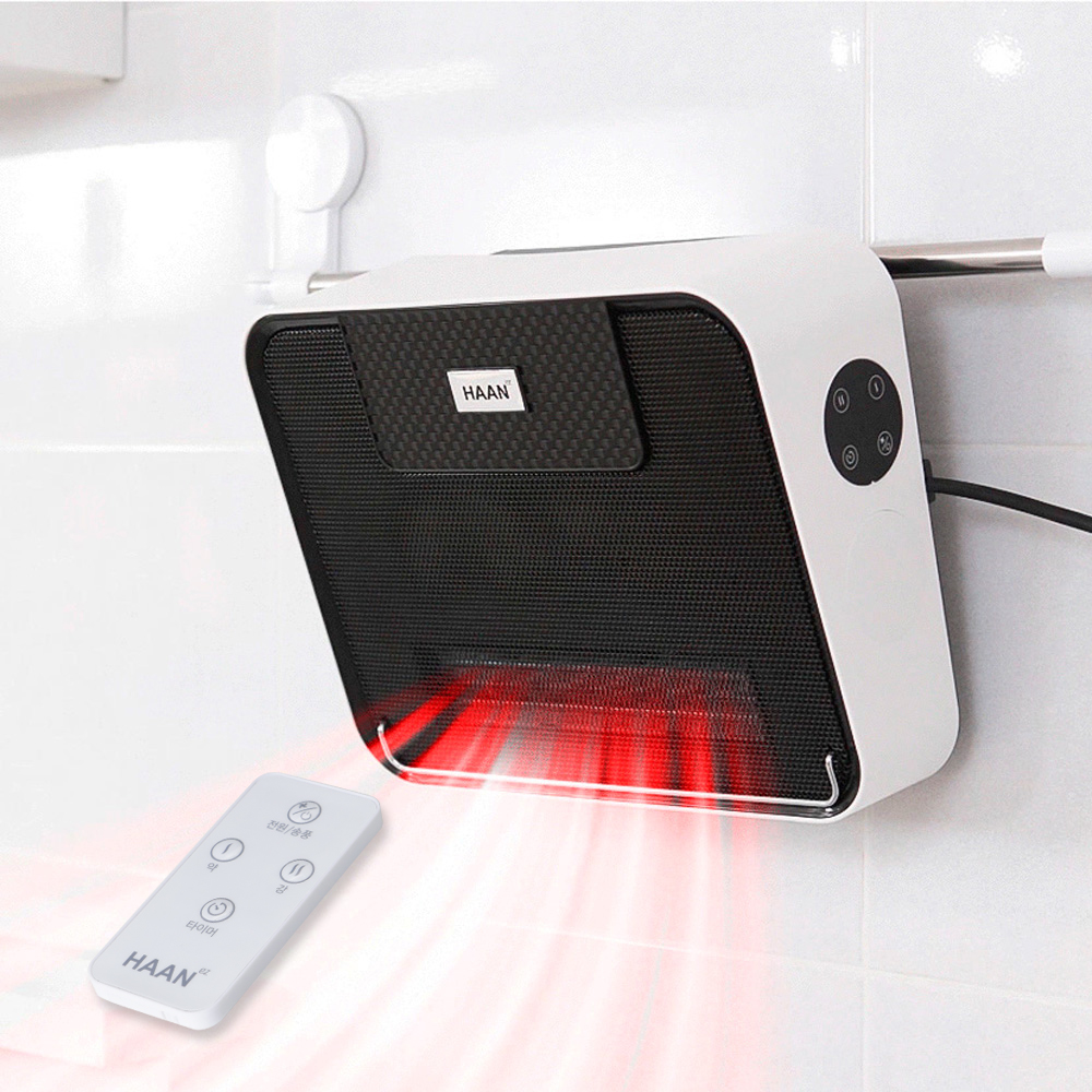 한경희 욕실온풍기 화장실 샤워실 생활방수 온풍기 벽걸이 난방기 히터 4000NB