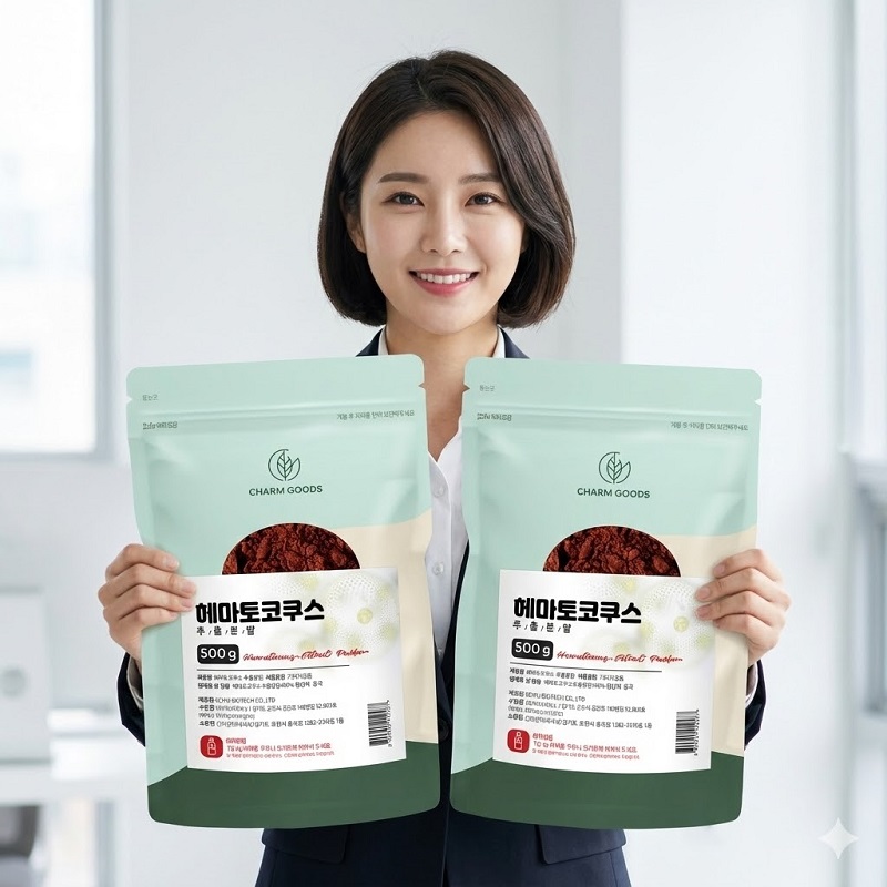 헤마토코쿠스 추출분말 500g x 2개 아스타잔틴 루테인 - 상품 이미지