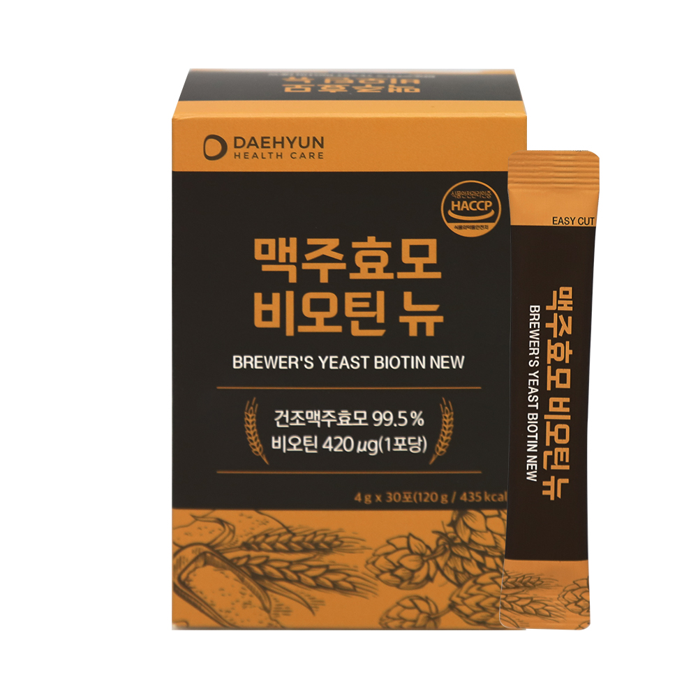 대현헬스케어 맥주효모 비오틴 뉴 30포, 1개월분 - 상품 이미지