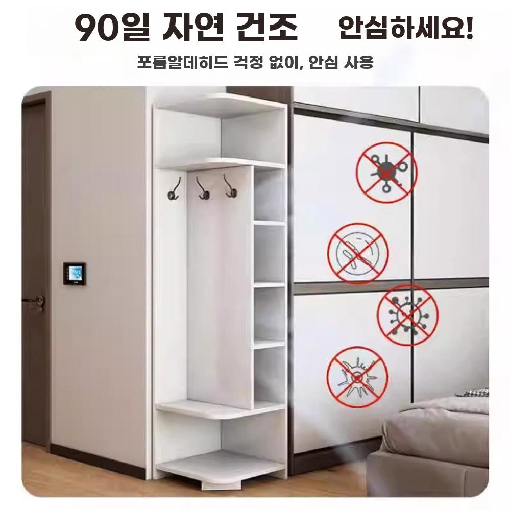 삼각틈새 조립식 북유럽감성 코너장 모서리 수납장 - 상세 이미지 2