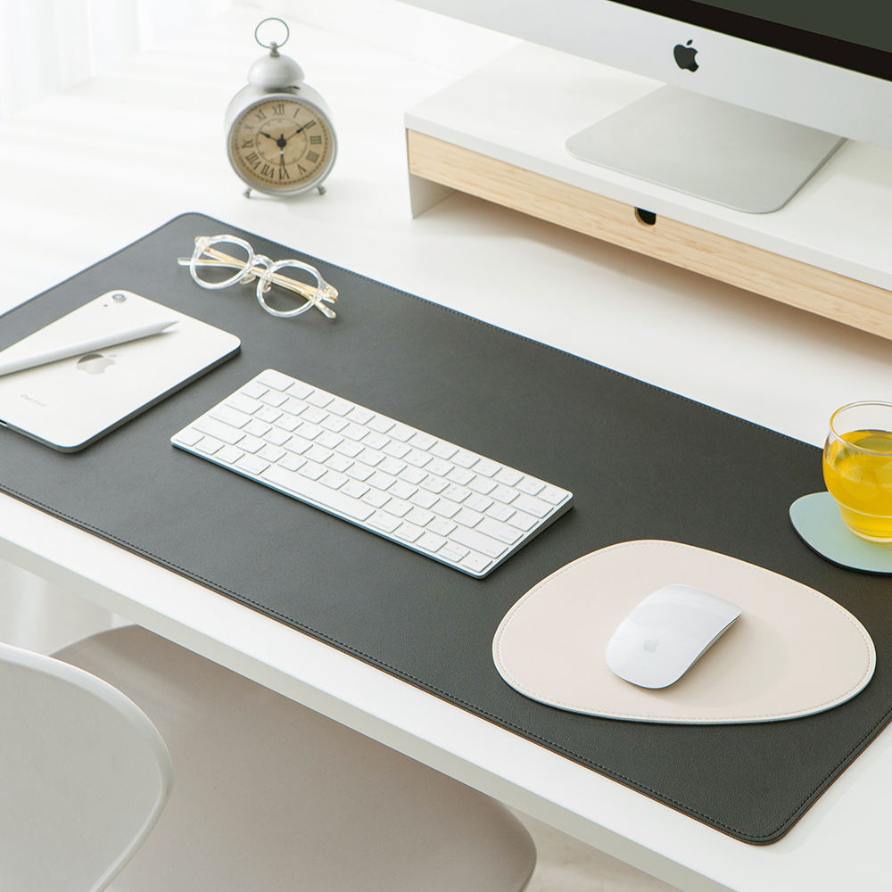 [각인가능]오브리즈 프리미엄 가죽 데스크매트 논슬립 마우스 장패드 S