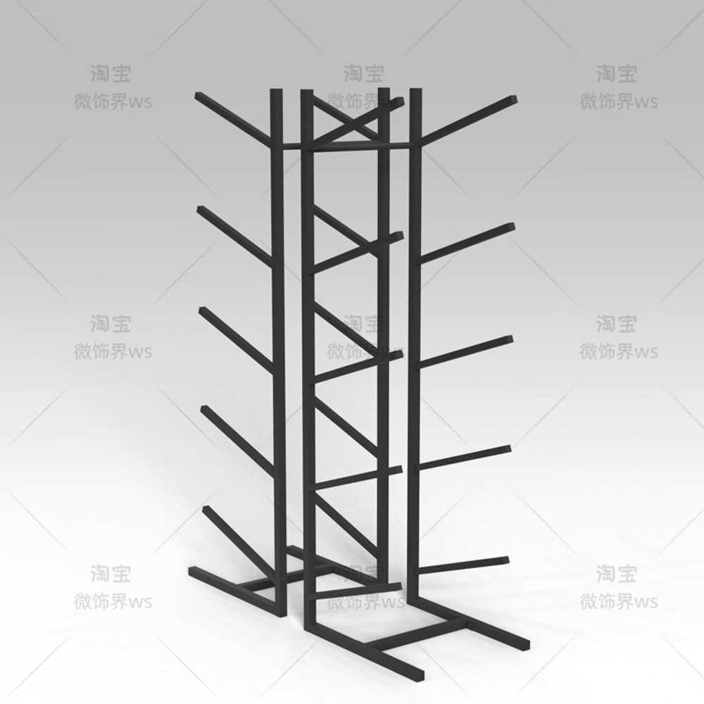 하프볼 스탠드 거치대 밸런스볼 고정 운동기구 받침대 블랙 4단 양면+휠+8개 - 상세 이미지 4