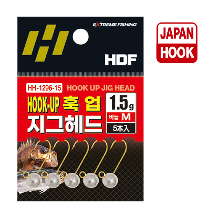 해동조구 피나투라 훅 업 지그헤드 HH-1296 전갱이 볼락 2.5g - 상세 이미지 2