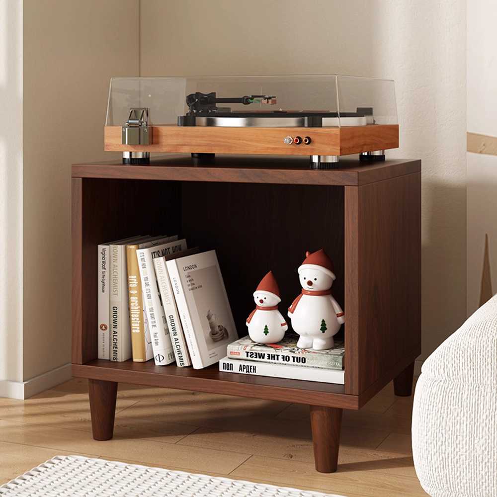LP 수납장 인테리어 거실장 레코드 보관 선반형 엘피 블랙 26.4cm - 상세 이미지 3