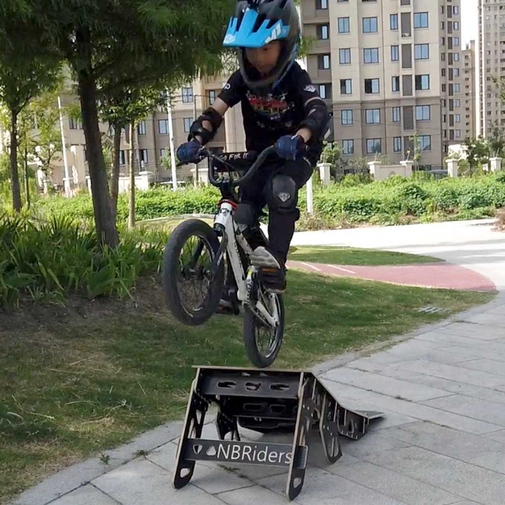 BMX 점프대 접이식 자전거 트릭 라이딩 장애물 램프 단일상품 - 상세 이미지 4