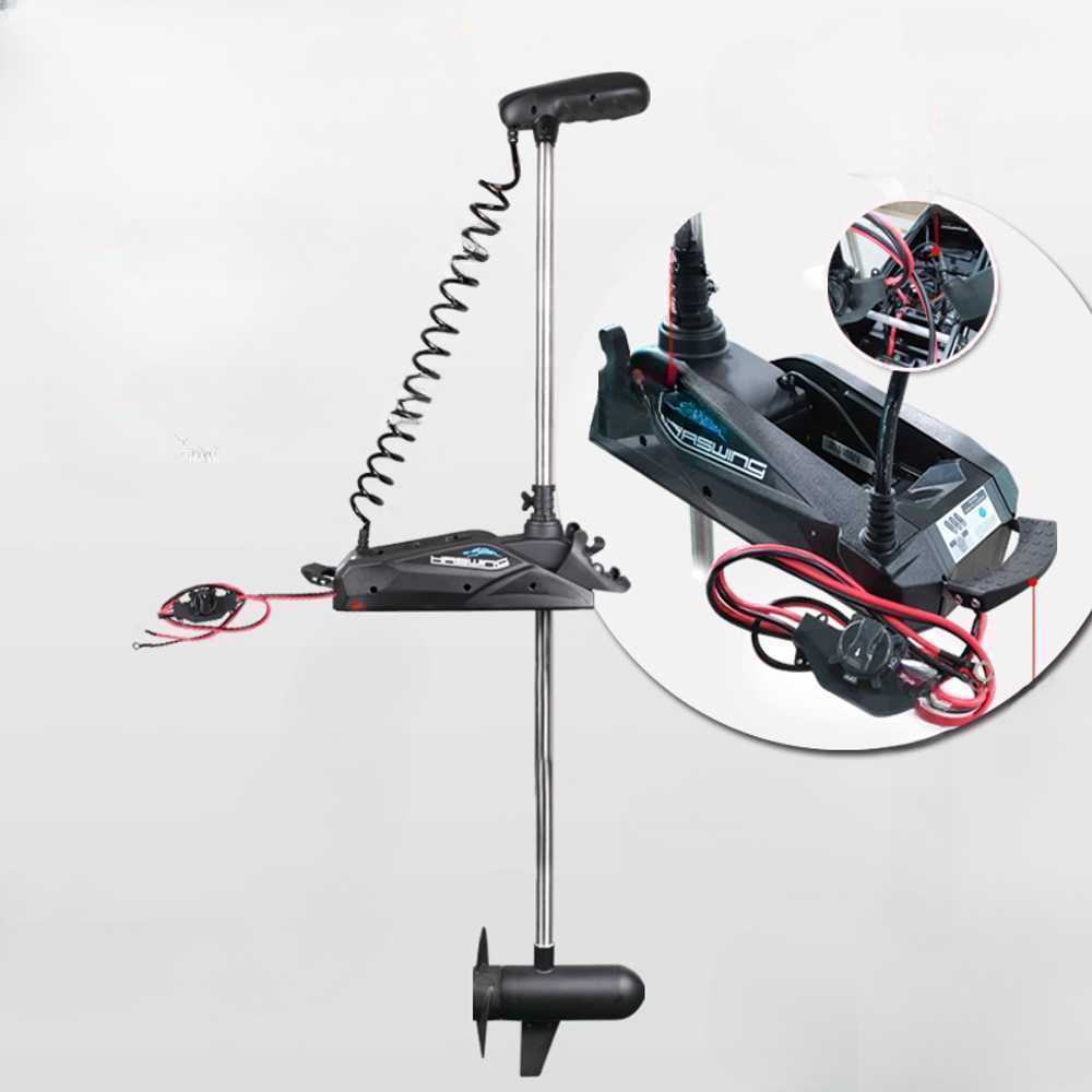 전동 가이드 모터 GPS 보트용 자동 조종 트롤링 모터 27kg GPS-137 (블랙-화이트) - 상세 이미지 4