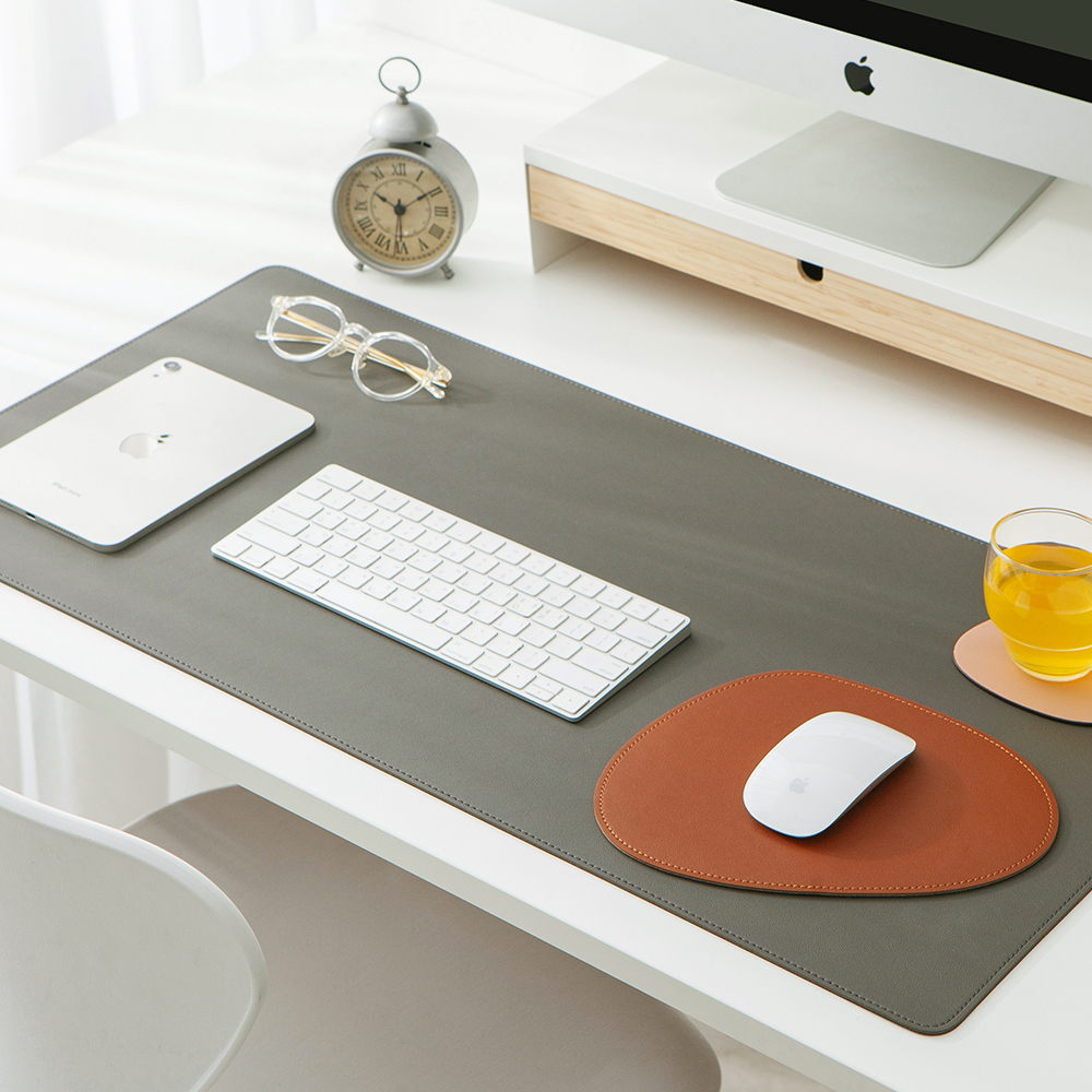 [각인가능]오브리즈 프리미엄 가죽 데스크매트 논슬립 마우스 장패드 S
