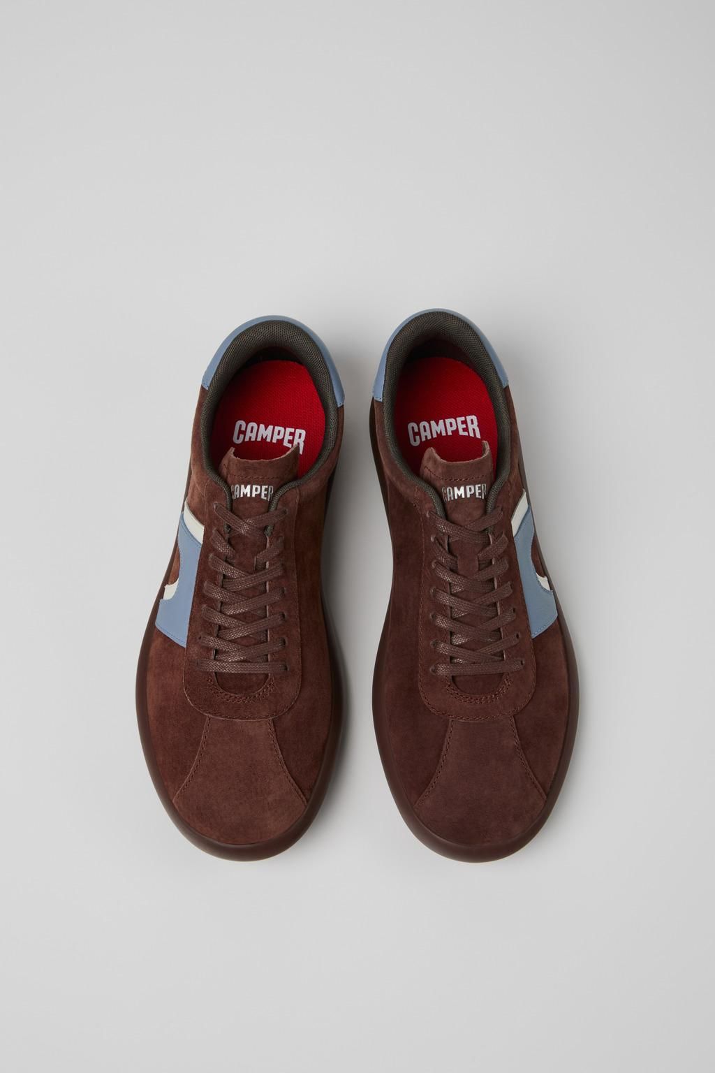 캠퍼 멀티컬러 누벅 스니커즈 Pelotas Soller K100937-024 BROWN - 상세 이미지 4