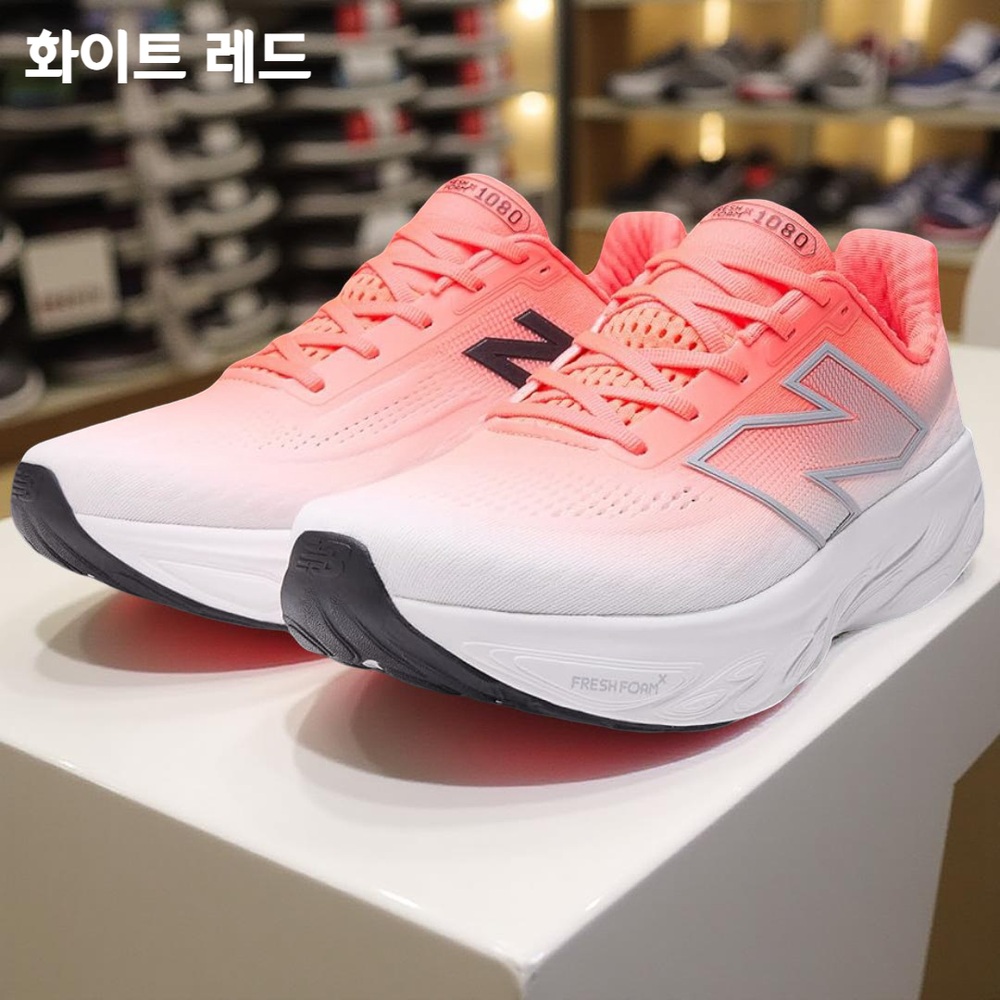 뉴발란스 프레시폼X1080 v14 쿠션런닝화 D/2E/4E 14F그레이/브라운 270 2E 이미지 7