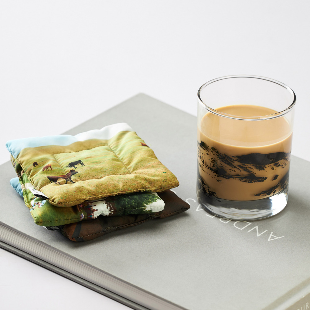 포토제니아굿즈 스위스 산 온더락 글라스 유리컵 홈카페 위스키잔 술잔