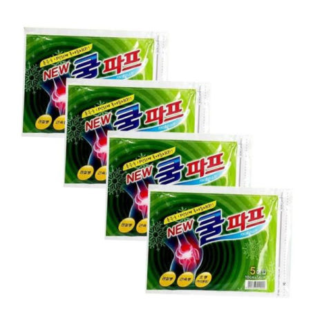 허리 대일제약 붙이는파프NEW 쿨파프 5매입x4팩