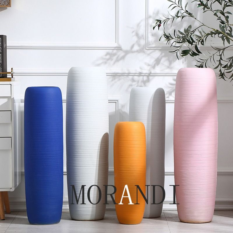 도자기 인테리어 대형 꽃병 80cm 세라믹 화병 60c - 상세 이미지 3