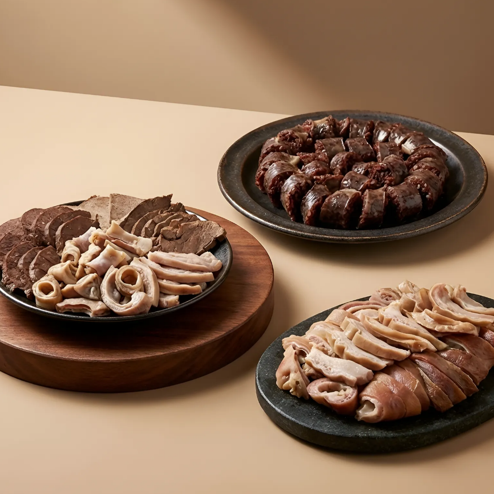 유비푸드 순대내장 모듬 2.5kg 찰순대 허파 염통 간 울대