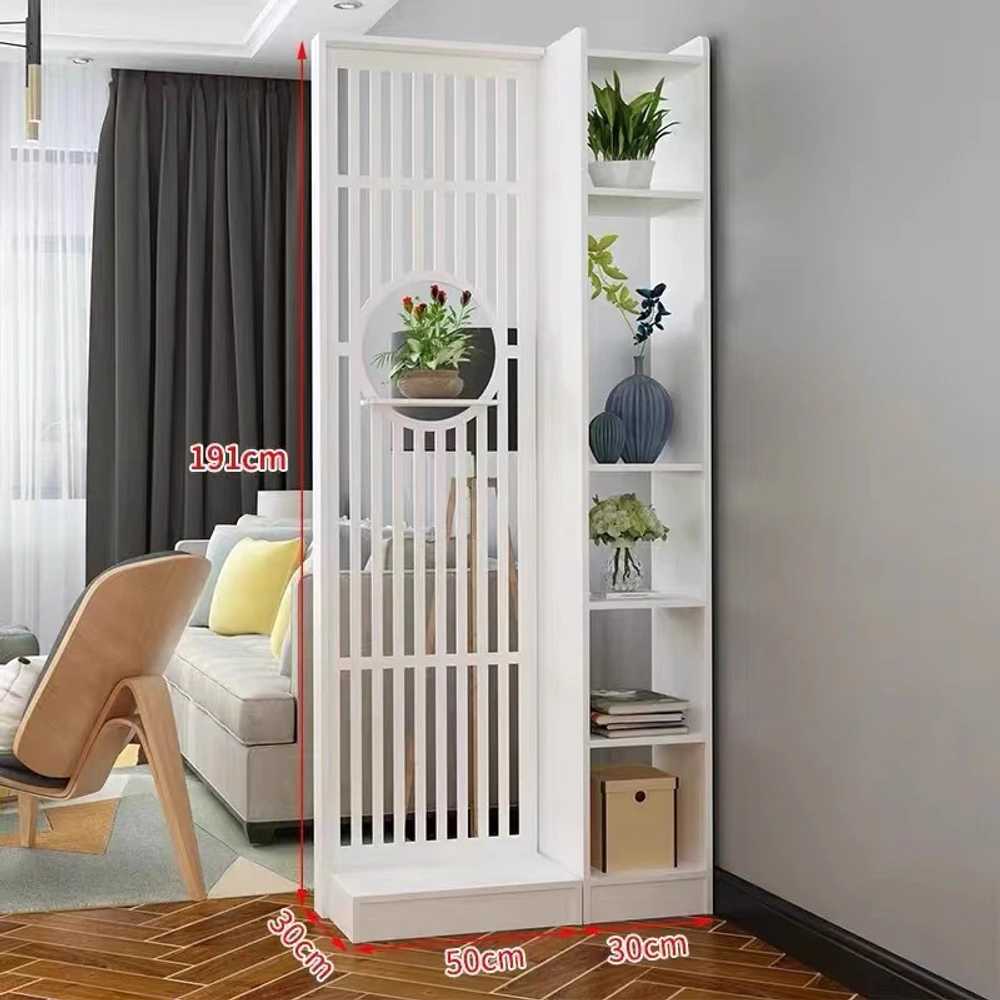 공간분리 수납장 인테리어 슬림 현관 입구 실용적 70x191cm 이미지 7
