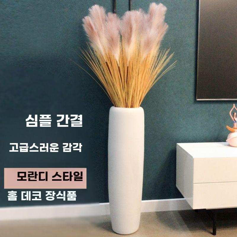 도자기 인테리어 대형 꽃병 80cm 세라믹 화병 60c - 상세 이미지 5