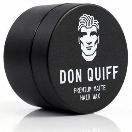 [해외]Don QuIff 프리미엄 매트 헤어왁스 - 헤어 왁스, 강력한 고, 펴바르기 쉽고 빗이 쉬우며 언제든지 모양을 바꿀 수 있습니다. [B0CPJNSSCR]