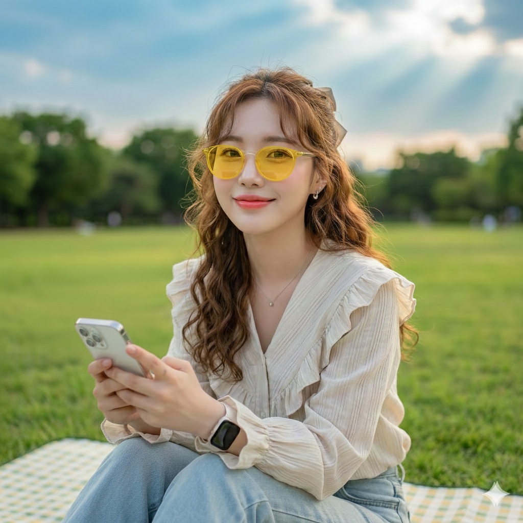 말랑무 도수안경 그대로 사용가능 클립선글라스 운전용