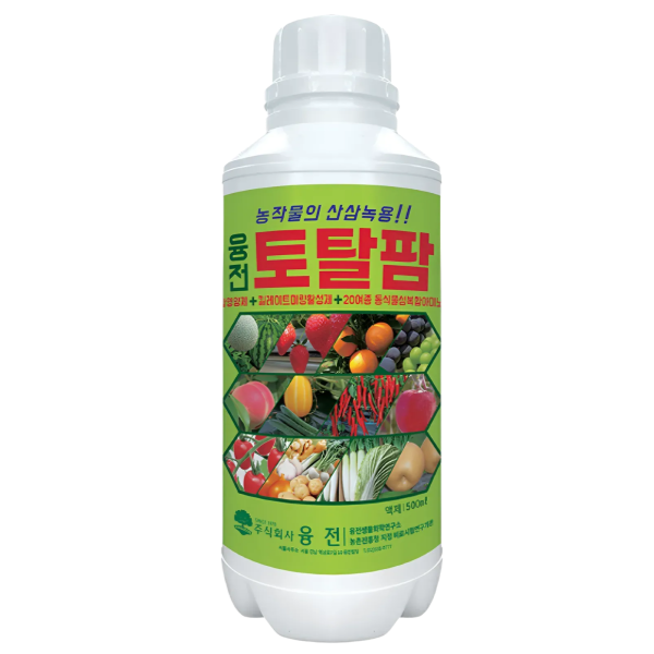 [4종복합비료] 융전 토탈팜 액제 NPK비료 아미노산 식물영양제 500ml, 1개입 - 상품 이미지