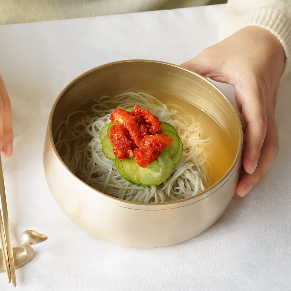 거창유기 수공예 방짜 유기 합면기 냉면 라면 우동 놋 그릇 소 - 상품 이미지
