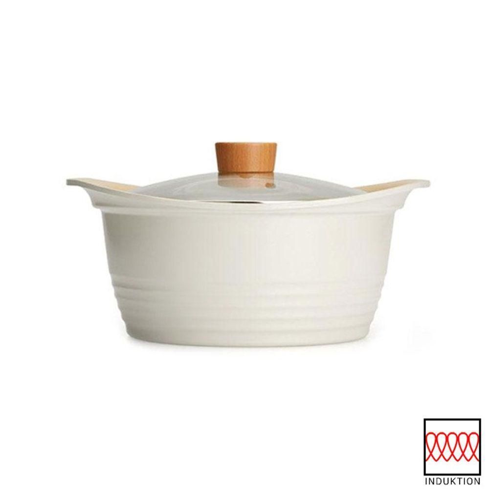 IH 인덕션 베이직 세라믹냄비 양수 24cm 국 샤브샤브 - 상품 이미지